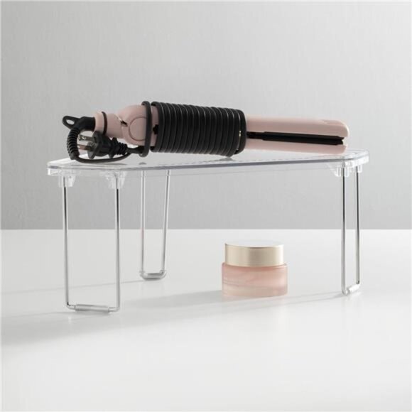 Plastic/Steel Corner Stackable Rack, Storage Organizer Shelf - Picture 2 of 8